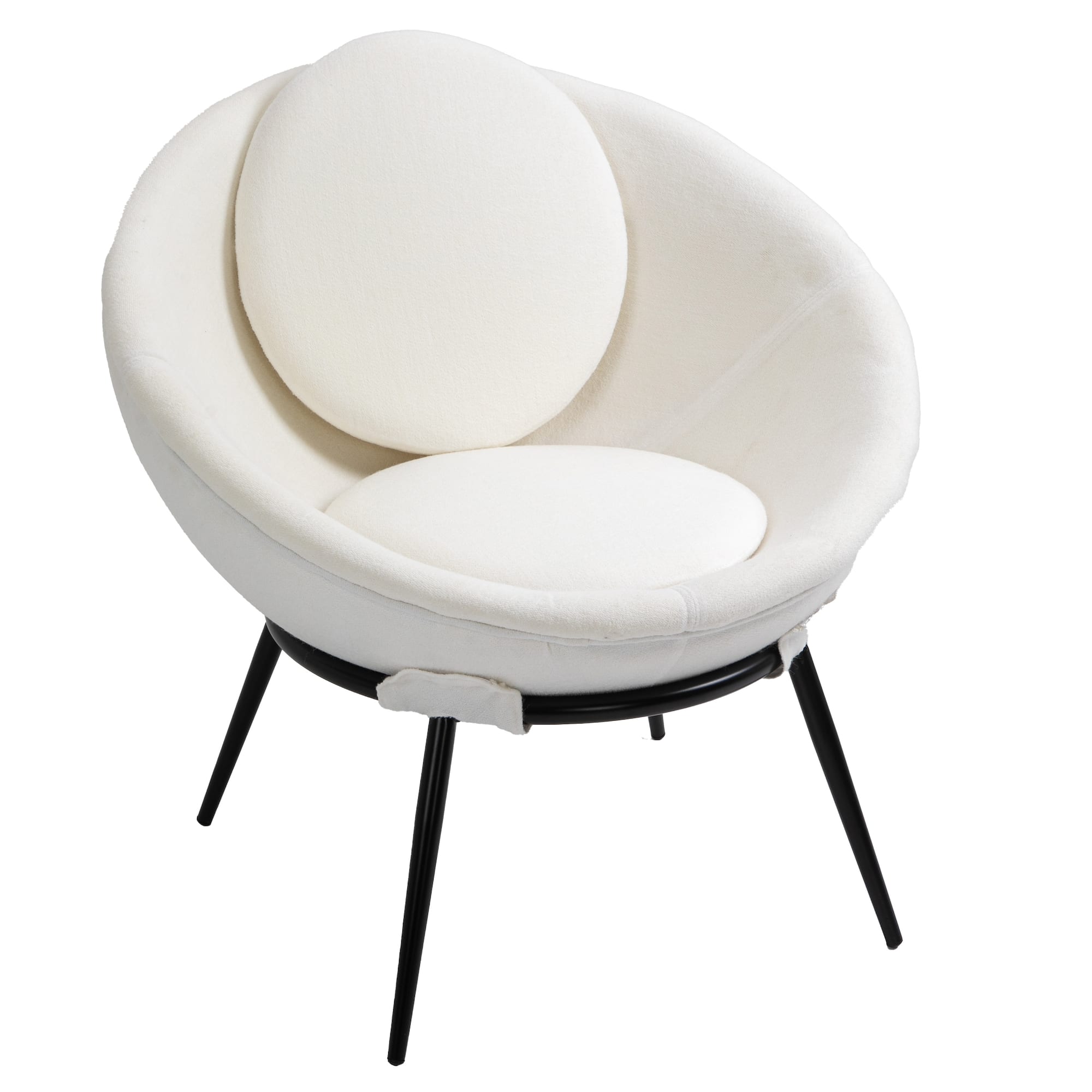 Hello Honey® Vintage Upholstered Cup Accent Chair